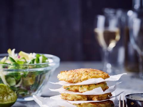 Pancetta-courgettefritters