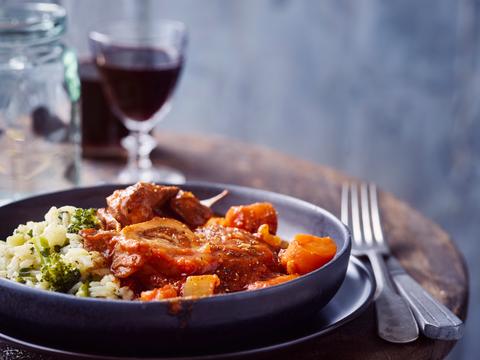 Ossobuco met broccolirisotto