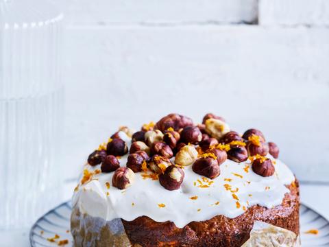 Worteltaart met Griekse yoghurt