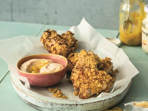 Crispy chicken wings