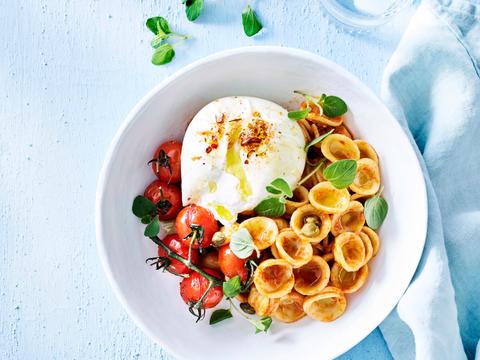 Orecchiette met paprikasaus