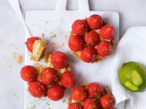 Aardbeientartelettes