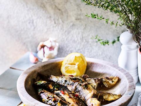Sardines à la plancha