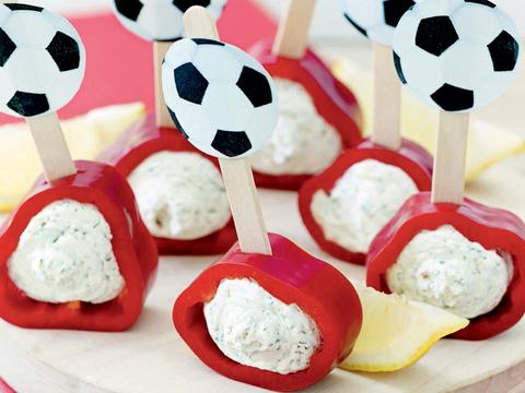 paprika_s gevuld met kruidenkaas