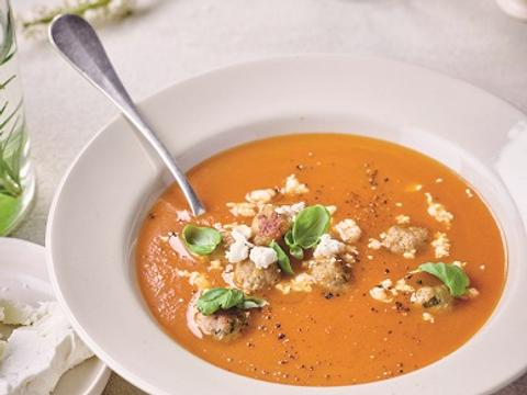 tomatensoep lamsballetjes
