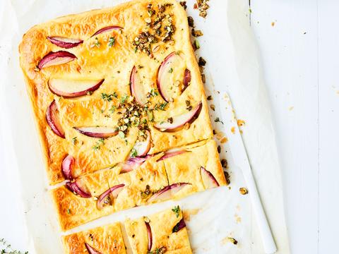 Ovenpannenkoek met nectarines