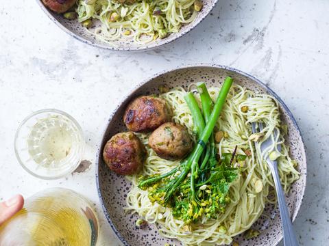 Capellini met broccoli-pesto