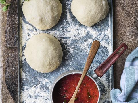 Basisrecept pizzadeeg