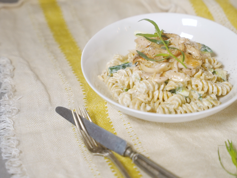 Pasta met konijn