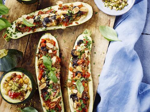 Courgettebootjes met gehakt