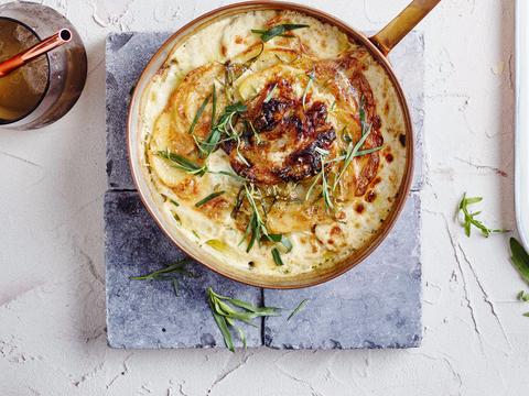 Witloofgratin met dragon en comtékaas