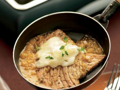 Steengrill of gourmet met runderlapjes