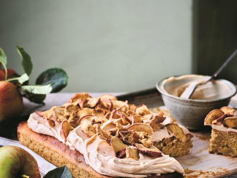 Appelplaatgebak met roomkaas