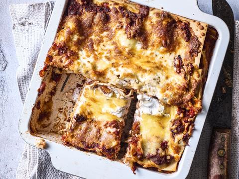 lasagne met truffelmascarpone