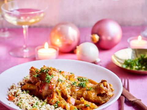 Ossobuco van kalkoen met taboulé en gremolata