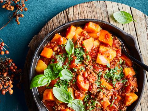Gehaktpannetje met paprika