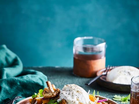 Volkorenrisotto met shiitakes