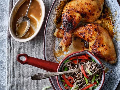 Kippenbillen met miso