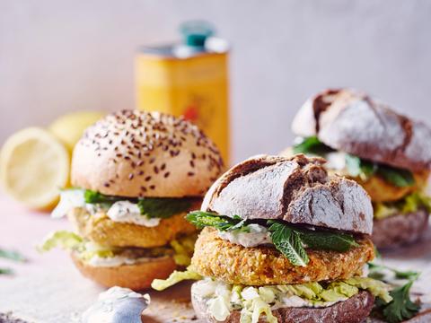vegan hamburger