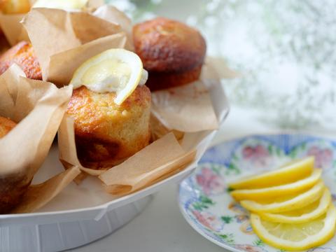 Lichte koolhydraatvrije citroencakejes