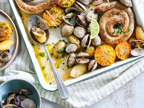 Surf _ turf op de bakplaat