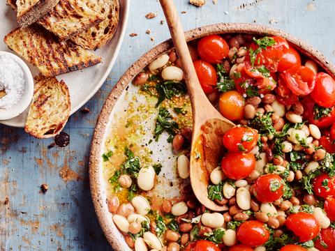 Italiaanse bonensalade