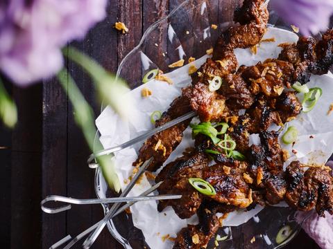 Saté manis daging