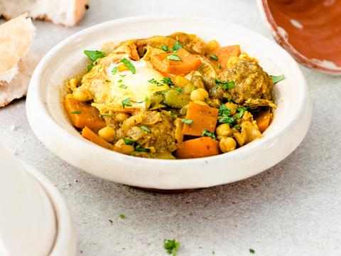 tajine kefta met eitjes