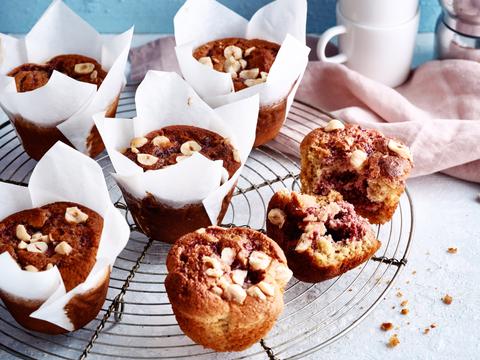 Hazelnootmuffins met kaneel