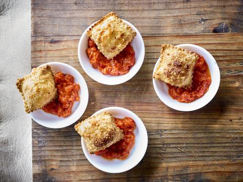 krokante ravioli