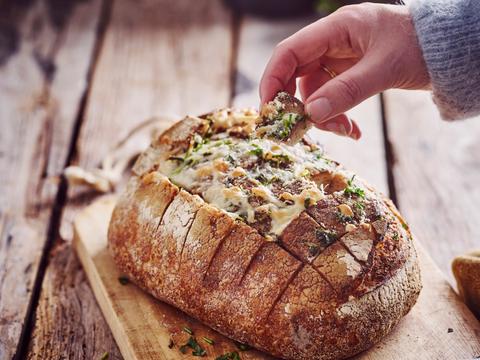 Plukbrood met kruiden