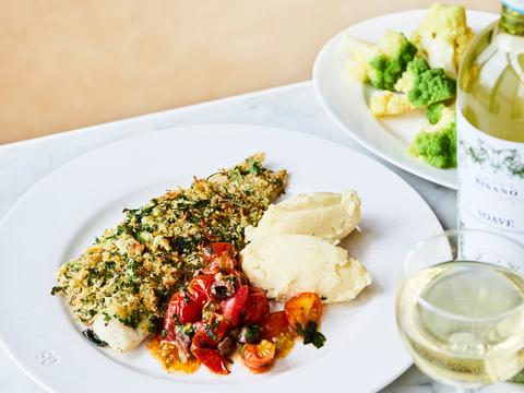 Zeebaars met tomatenkonfijt