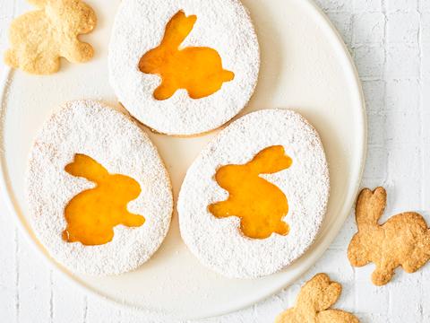 Paaskoekjes met confituur