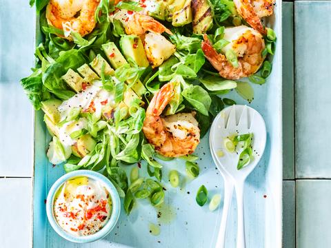 BBQ-scampisalade