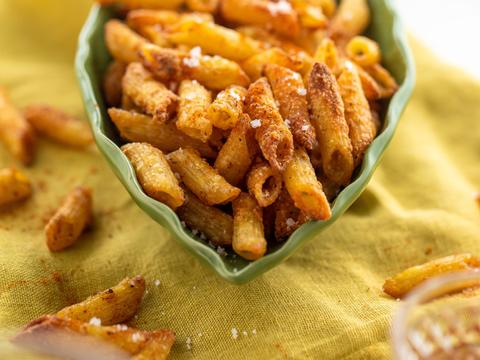 pasta chips uit de airfryer