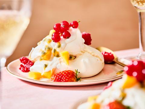 Pavlova-fruitbommetjes