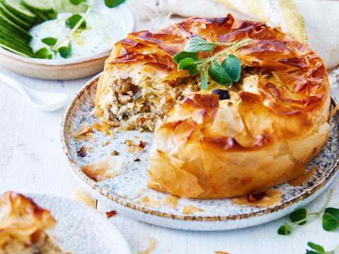 Griekse groentequiche