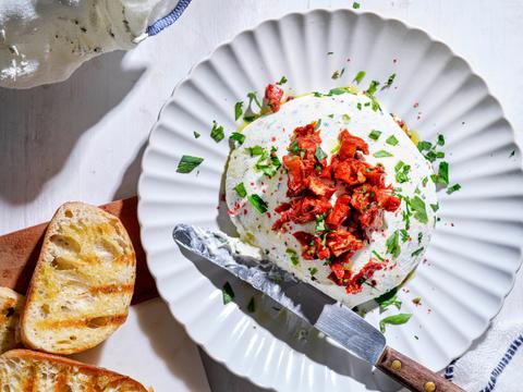 Homemade schapenkruidenkaas
