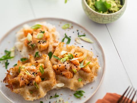 Krokante rijstwafeltjes