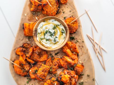 Smashed carrots