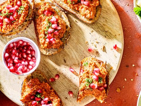 Crostini met muhammara