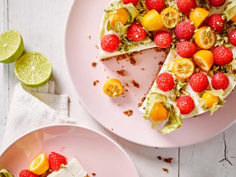 Cheesecake met zomers fruit