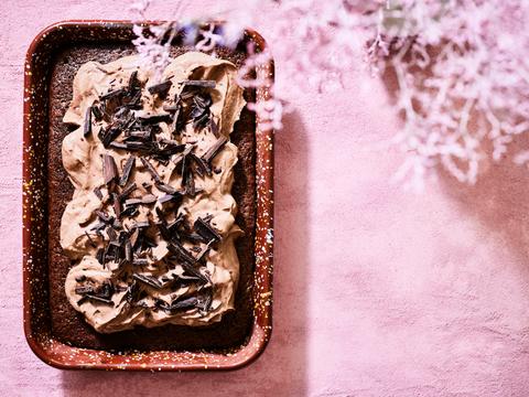 Supersimpele dubbele chocoladecake