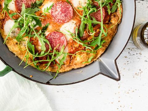 Pizza-omelet