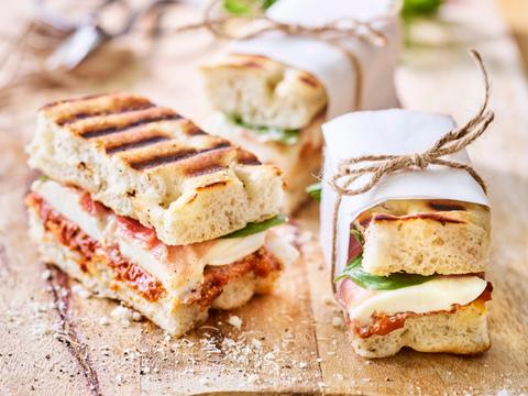 Italiaanse mini-croques