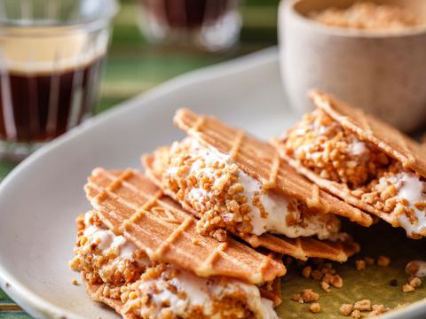 Speculaas-ijswafels