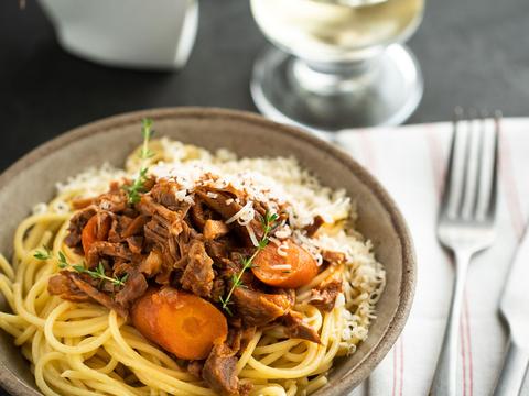Spaghetti met hertenragout 2