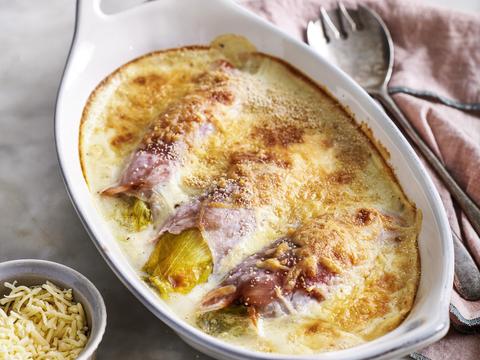 witloof met kaas en ham