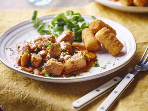 kalfsvlees stroganoff