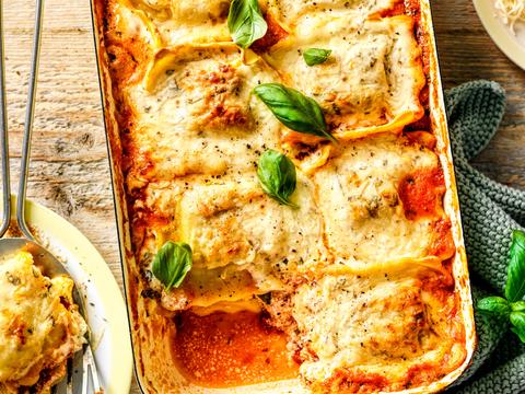 lasagne van ravioli